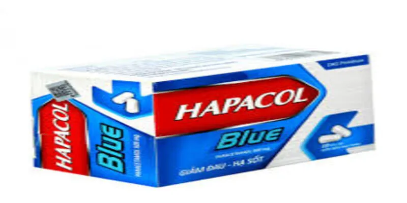 Công dụng và chỉ định của thuốc hạ sốt hapacol blue.