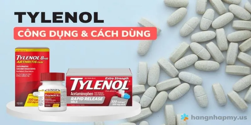 Công dụng và cách dùng Tylenol 500mg.